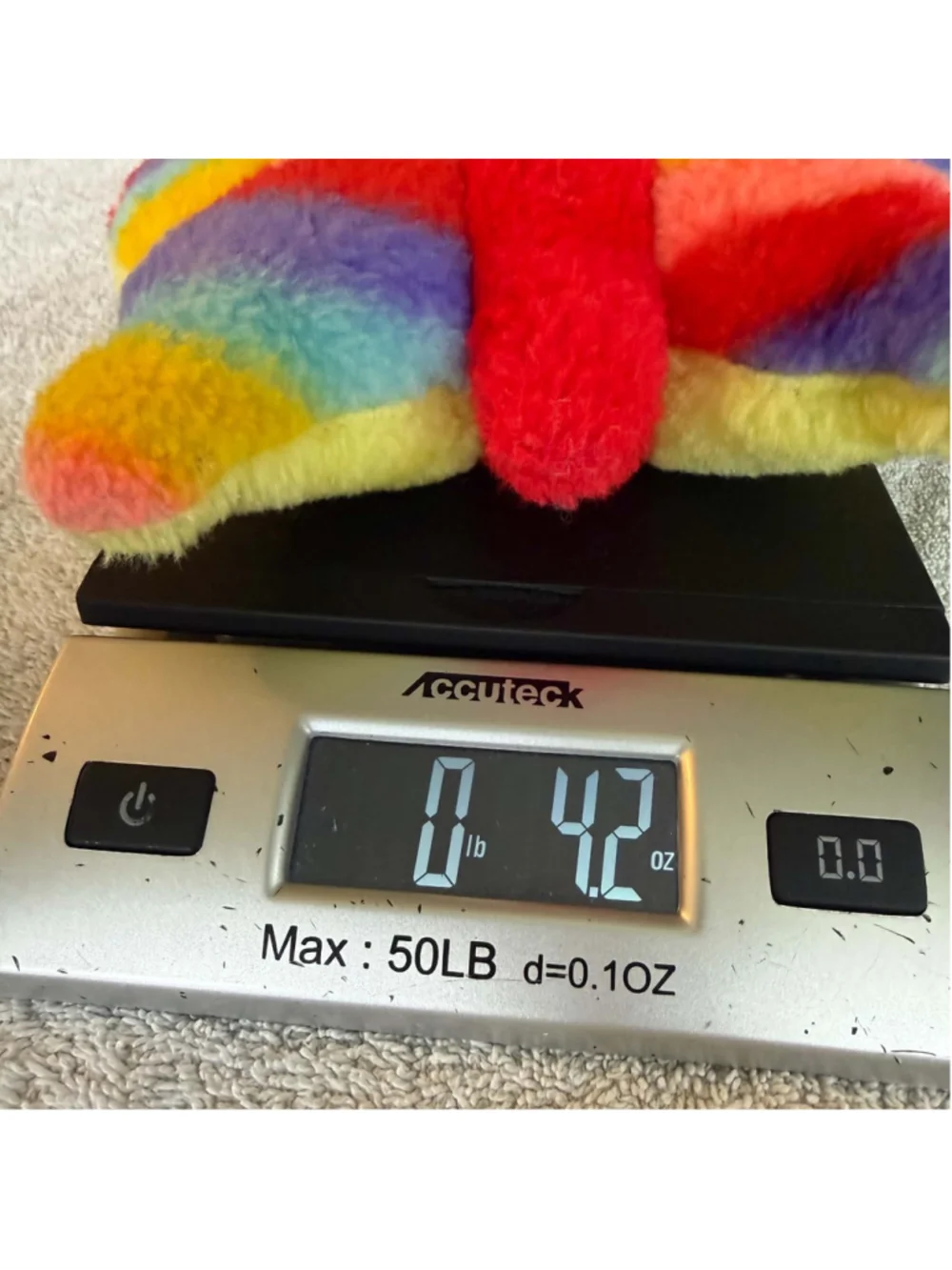 Girls Acme Premium Supply Corp Butterfly Stuffed Animal Multi-color